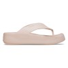 Slapi Crocs Getaway Platform Flip Roz - Quartz, 36 - 39