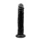 Realiste simple - Loving Joy Dildo Realist cu Ventuza 24 cm Negru Lungime si Grosime Generoase