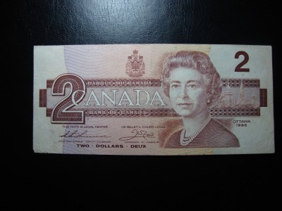 CANADA 2 DOLARI 1986 VF foto