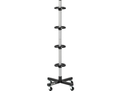 YATO Suport mobil pentru depozitare anvelope, latimea max. 225 mm, sarcina max. 100 kg foto