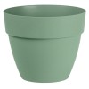 Ghiveci Flori, Plastic, Verde, Diametru 20 cm
