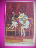 HOPCT 6417 COPII PRINTI LA DEFILAREA CRUCEA ROSIE INTERNATIONALA -REGINA ASTRID-FAMILIA REGALA BELGIA-CROMO LITHO-CIOCOLATA COTE D&#039;OR