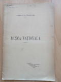 Banca Nationala - Andrei A. Popovici 1900