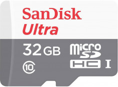 Card de memorie Sandisk Ultra 32GB MicroSDHC Clasa 10 UHS-I Tablet Packaging + Adaptor SD foto