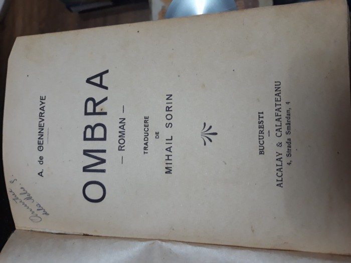 Ombra - A. de Genevraie