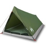 Cumpara ieftin Cort de camping pentru 2 persoane, verde masliniu, impermeabil