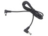 Cablu DC 5,5/2,1 mufe x2 drept negru 1,2m 2x0,5mm²