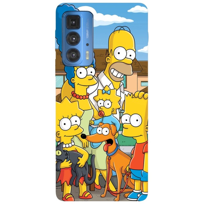 Husa compatibila cu Motorola Edge 20 model The Simpsons, Silicon, TPU, Viceversa