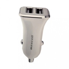 Incarcator Auto Bricheta Maxcell 5 V/2.4 A Fast Charge Cu 2 Porturi USB + Cablu Type-C Inclus