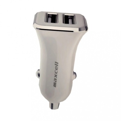 Incarcator Auto Bricheta Maxcell 5 V/2.4 A Fast Charge Cu 2 Porturi USB + Cablu Type-C Inclus foto