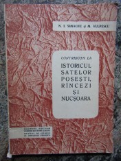 N. Simache - Contributii la istoricul satelor Posesti, Rancezi si Nucsoara