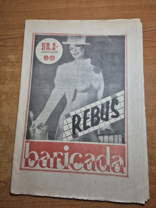 revista rebus baricada - februarie 1990