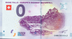 !!! 0 EURO SOUVENIR - ELVETIA , CASCADA RINULUI - 2018.1 - UNC foto