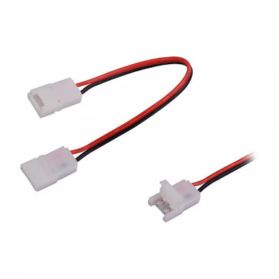 Cablu adaptor conector banda LED 10mm - dual V-TAC foto