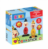 Joc cu magneti Stick-O Bumba 14 piese, Clics toys