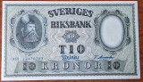 10 kronor 1955, Suedia, aUNC/UNC