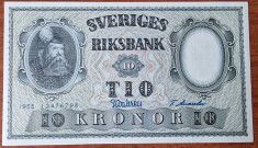 10 kronor 1955, Suedia, aUNC/UNC foto