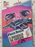 O Meserie de Senior - Pierre Boulle, Editura Z, 1992, Enigma, Carte Politista, Romana, 174 pagini