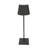 Lampa de masa LED 3W neagra, baterie 3.7V/1800mAh, reincarcabila USB 5V/1A Breckner Germany