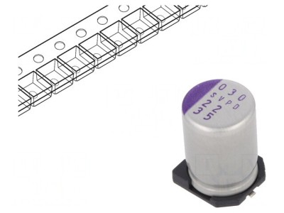 Condensator Polimeric 22uF 35V SMD foto
