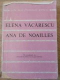 Versuri Elena Vacarescu, Ana de Noailles - Poezii Albatros 1971, Colectia Cele Mai Frumoase Poezii, Romana, 220 pagini