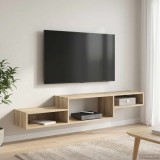 vidaXL Sistem de TV montat pe perete Montare pe perete Stejar Sonoma 8005991