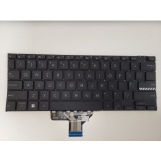 Tastatura Laptop, Asus, ZenBook 14 UX3402, UX3402VA, UX3402ZA, iluminata, neagra, layout US