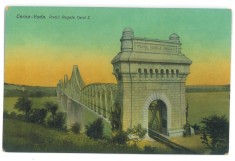 4912 - CERNAVODA, Dobrogea, Bridge CAROL I, Romania - old postcard - unused