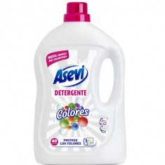 Detergent lichid pentru rufe Asevi, Colorate, 40 Spalari, 2.3 l