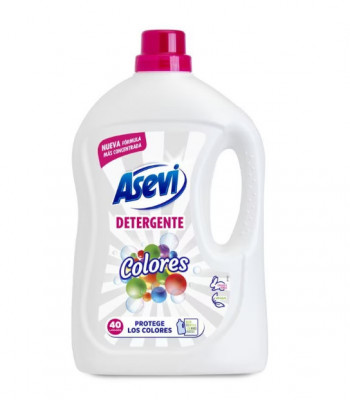 Detergent lichid pentru rufe Asevi, Colorate, 40 Spalari, 2.3 l foto