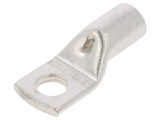 V&acirc;rf inelar tubular M12 95mm2 cupru crimpat pe cablu drept