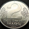 Moneda 2 MARCI / MARK- RD GERMANA, anul 1957 *cod 5309 = RARA in stare excelenta