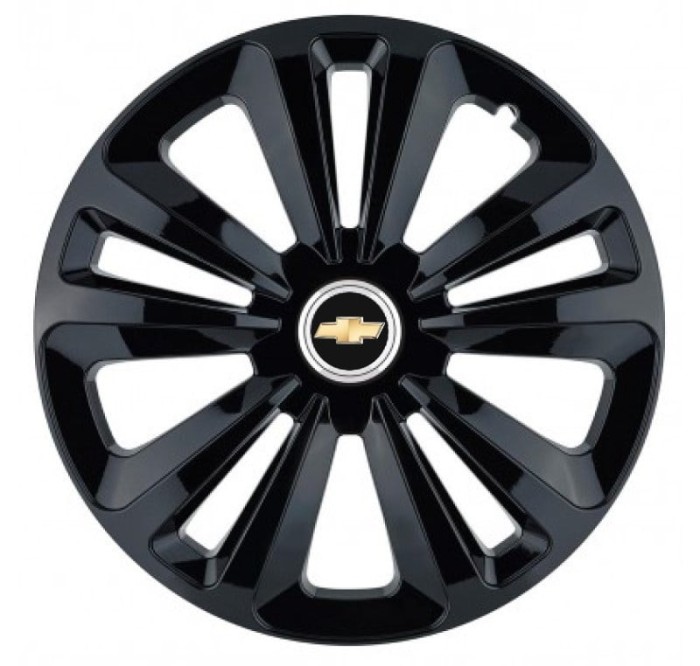 Set 4 Capace Roti Terra Negru R15, pentru Chevrolet