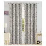 Draperie Chenille DK-WJ23A, Atria, poliester, gri, semiopac, 280 cm