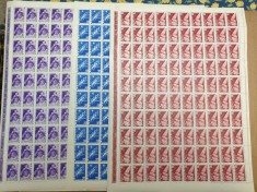 Coli timbre romania de 100 serii 1961 al ii-lea om in cosmos