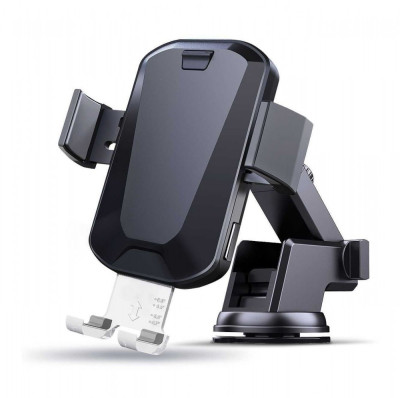 Incarcator auto Wireless Qi, suport telefon 4-6 inch, 360 grade, incarcare rapida foto