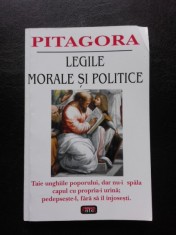 PITAGORA. LEGILE MORALE SI POLITICE foto