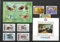 C5734- Lot timbre nestampilate MNH,Romania+Liechtenstein