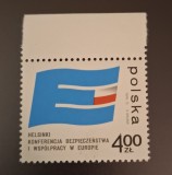 Polonia MNH 1975 - Conferinta pentru securitate si cooperare in Europa Helsinki