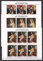 Yemen 1968 pictura MI 503-508 minicoli de 6 serii MNH w66 MI=72eu foto