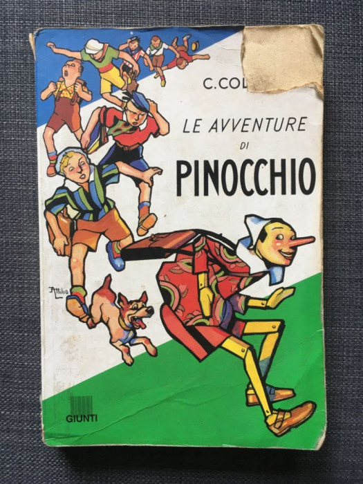 * Le avventure di Pinocchio, storia di un burattino, C. Collodi, in italiana