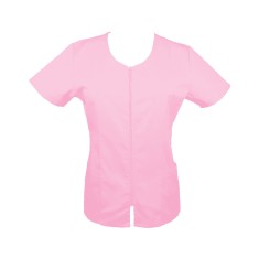 Halat Medical Pe Stil, Roz deschis cu Fermoar, Model Ana - 3XL