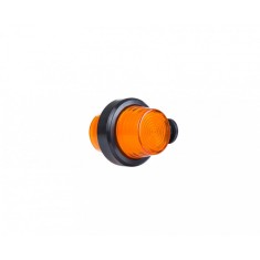 Lampa sub oglinda gabarit portocalie lumina LED tip neon