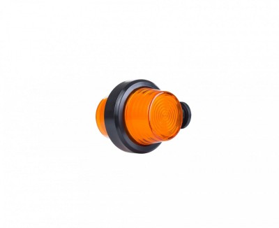 Lampa sub oglinda gabarit portocalie lumina LED tip neon foto