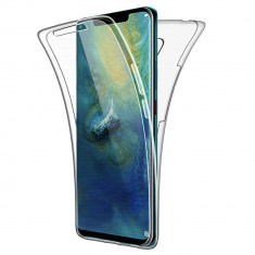 Husa HUAWEI Mate 20 Pro - 360 Grade (Fata Silicon/Spate Plastic) foto