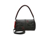 Geanta DESIGUAL neagra, SAXP85, din piele ecologica