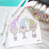Set 48 carioci - Ohuhu Dual Tips - Pastel Tones | Ohuhu