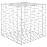 Cumpara ieftin Strat inaltat cub gabion, 60 x 60 x 60 cm, sarma de otel