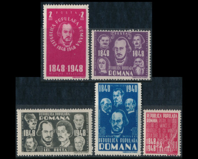 1948 LP236 serie Centenarul revolutiei de la 1848 MNH foto