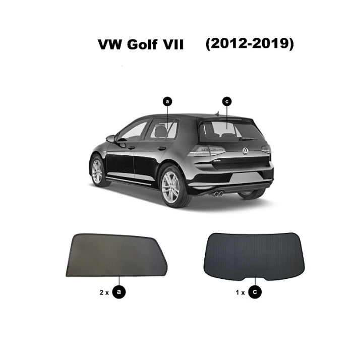 Perdele interior VW Golf 7 hatchback (2012- 2019)